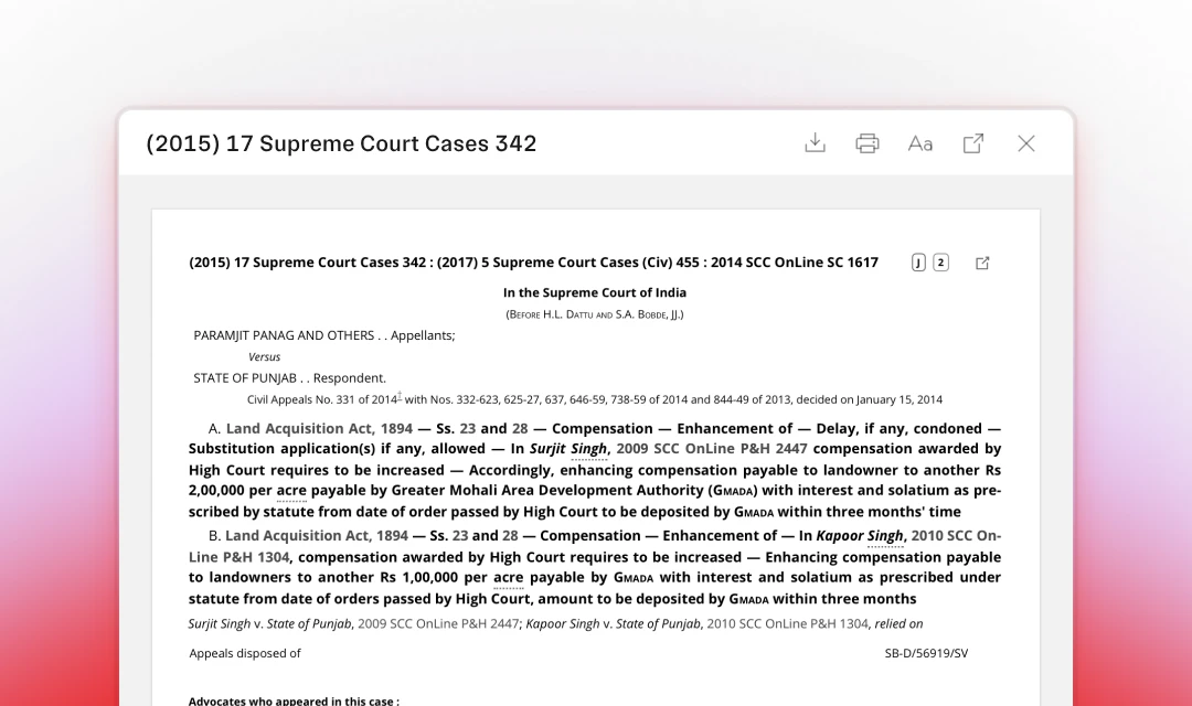 Verify with SCC Online®